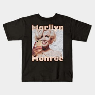 marilyn monroe selfie Kids T-Shirt